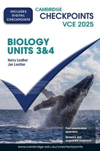 Cover image for Cambridge Checkpoints VCE Biology Units 3&4 2025