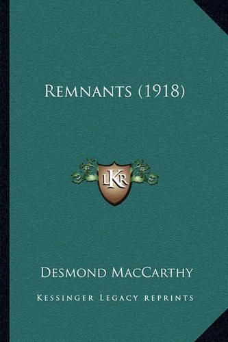 Remnants (1918)