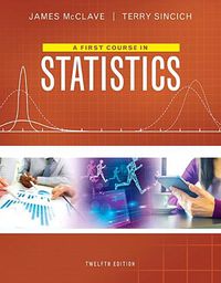 Cover image for First Course in Statistics, A