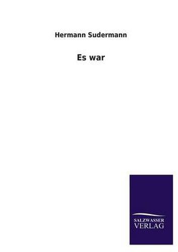 Cover image for Es War