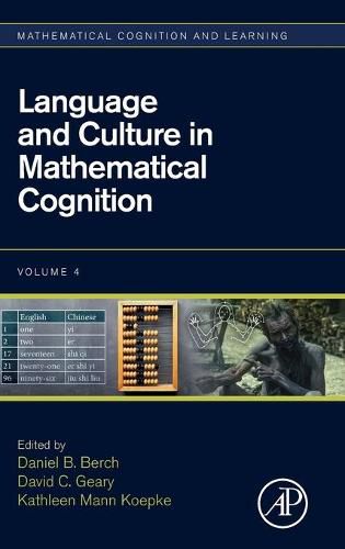 Cover image for Language and Culture in Mathematical Cognition