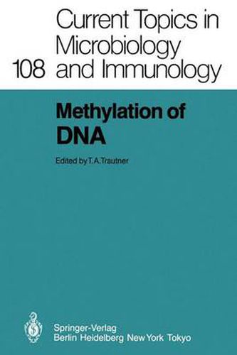 Cover image for Methylation of DNA