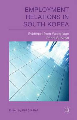 Cover image for Employment Relations in South Korea: Evidence from Workplace Panel Surveys