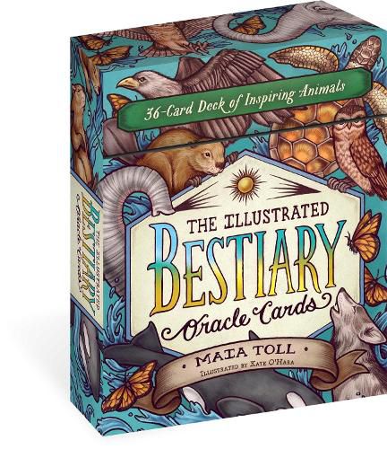 Cover image for Illustrated Bestiary Oracle Cards: 36-card Deck Of Inspiring Animals