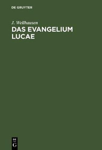 Cover image for Das Evangelium Lucae