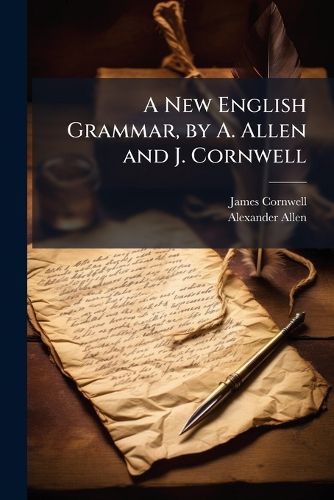 Cover image for A New English Grammar, by A. Allen and J. Cornwell
