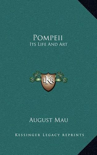 Cover image for Pompeii: Its Life and Art