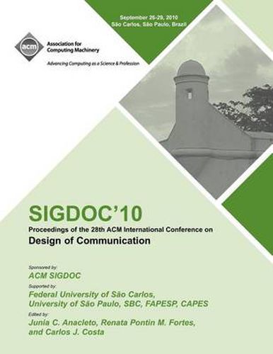 Cover image for SIGDOC 10 Proceedings of the 28th ACM International Conference on Design of Communication