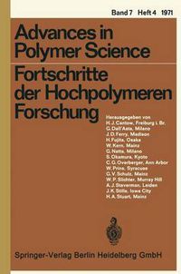 Cover image for Fortschritte der Hochpolymeren Forschung