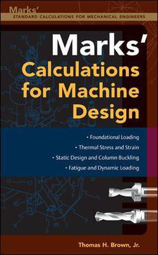 Cover image for Mark's Calculations For Machine Design