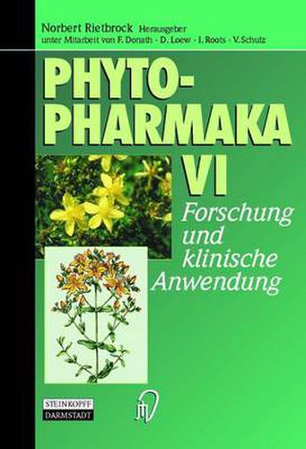 Cover image for Phytopharmaka VI: Forschung Und Klinische Anwendung