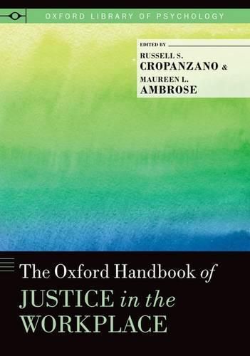 Cover image for The Oxford Handbook of Justice in the Workplace