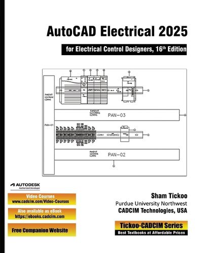 Cover image for AutoCAD Electrical 2025 for Electrical Control Designers, 16th Edition