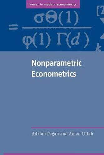 Cover image for Nonparametric Econometrics