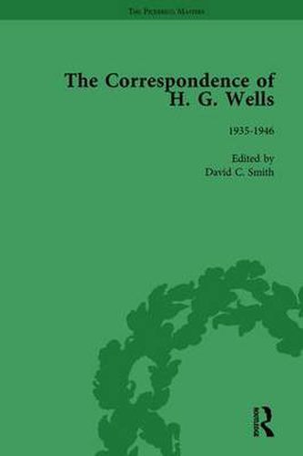 Cover image for The Correspondence of H G Wells Vol 4