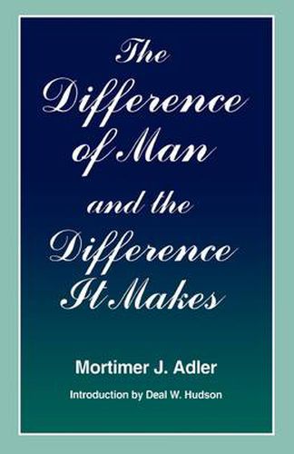 Cover image for The Difference of Man and the Difference It Makes