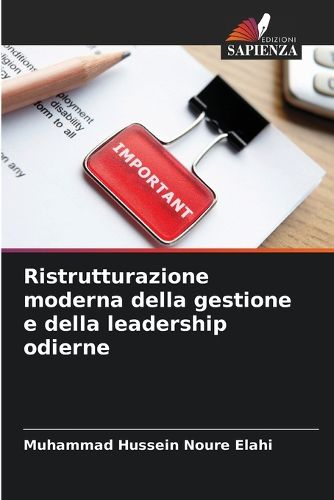 Cover image for Ristrutturazione moderna della gestione e della leadership odierne