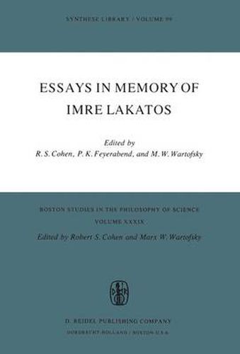 Essays in Memory of Imre Lakatos