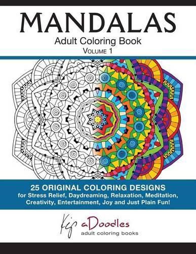 Cover image for Mandalas, Volume 1: Adult Coloring Book