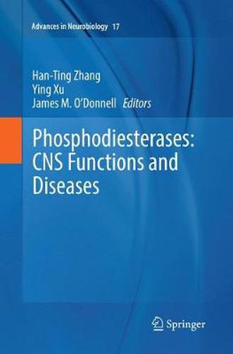 Cover image for Phosphodiesterases: CNS Functions and Diseases