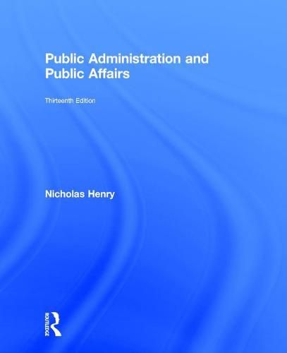 Cover image for Public Administration and Public Affairs
