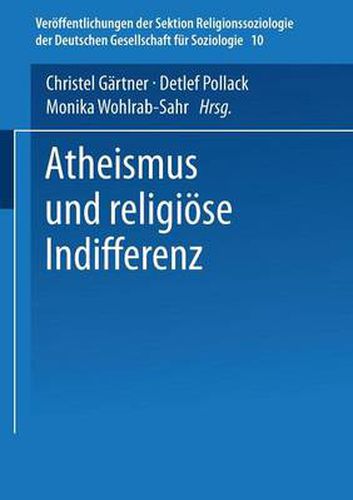 Cover image for Atheismus Und Religioese Indifferenz