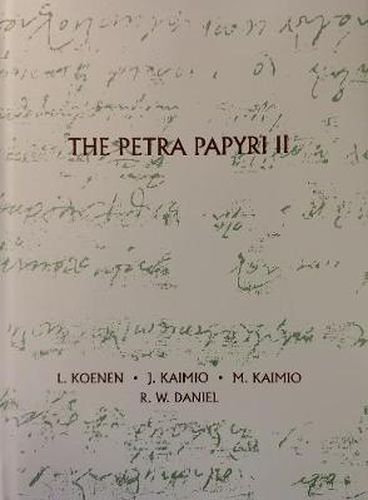 Cover image for The Petra Papyri II