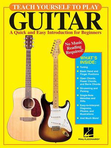 Cover image for Teach Yourself to Play Guitar: A Quick and Easy Introduction for Beginners