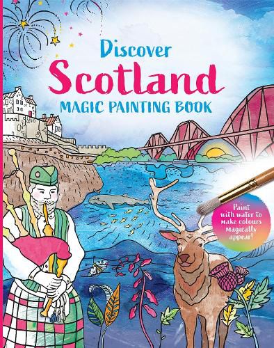 Cover image for Discover Scotland: Magic Painting Book
