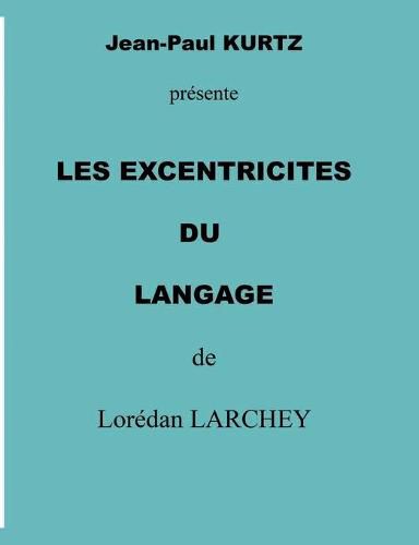 Cover image for les excentricites du langage