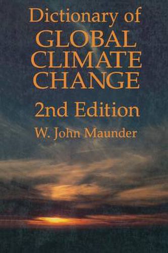 Cover image for Dictionary of Global Climate Change