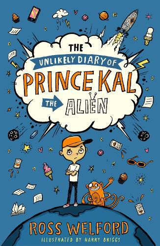 Cover image for The Unlikely Diary of Prince Kal the Alien