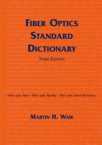 Cover image for Fiber Optics Standard Dictionary