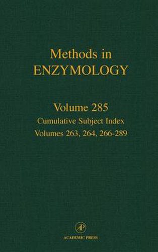 Cover image for Cumulative Subject Index, Volumes 263, 264, 266-289