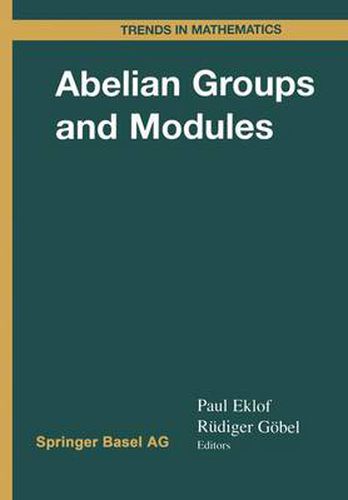 Cover image for Abelian Groups and Modules: International Conference in Dublin, August 10-14, 1998