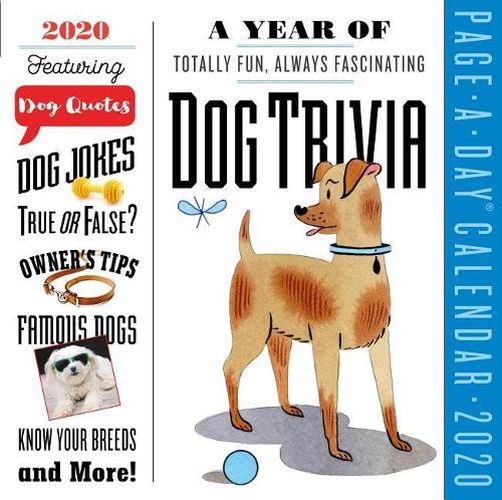 A Year Of Dog Trivia Page A Day Calendar 2020