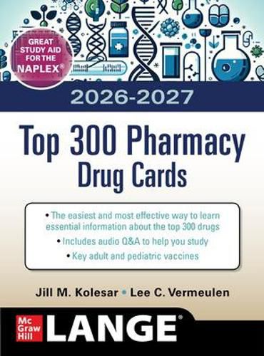 Cover image for McGraw Hill's 2026/2027 Top 300 Pharmacy Drug Cards