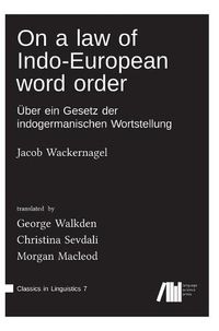 Cover image for On a law of Indo-European word order