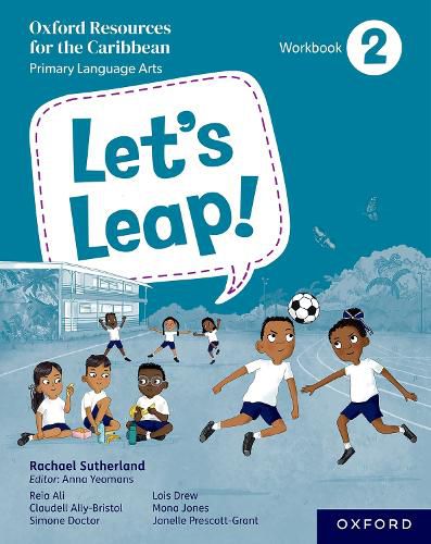 Cover image for Let's Leap! Caribbean Primary Language Arts: Workbook 2