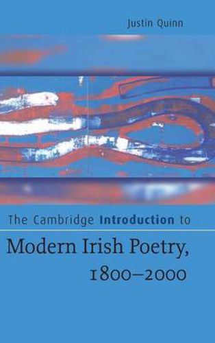 Cover image for The Cambridge Introduction to Modern Irish Poetry, 1800-2000