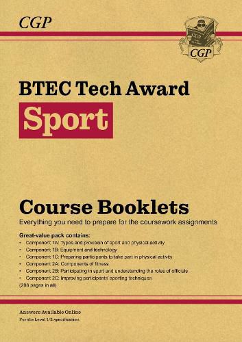 BTEC Tech Award in Sport: Course Booklets Pack (with Online Edition)