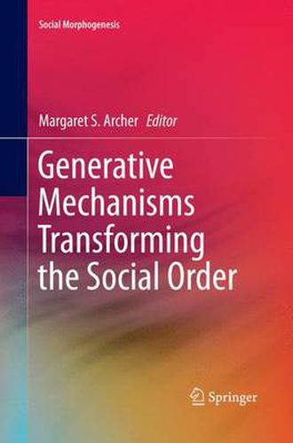 Cover image for Generative Mechanisms Transforming the Social Order