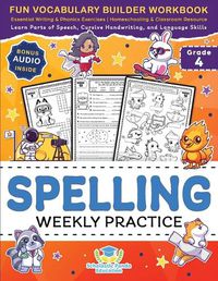 Cover image for Spelling Weekly Practice for 4th Grade