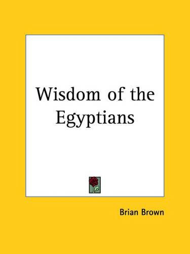 Wisdom of the Egyptians (1923)