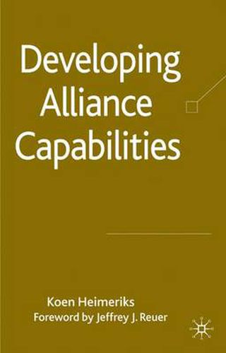 Cover image for Developing Alliance Capabilities