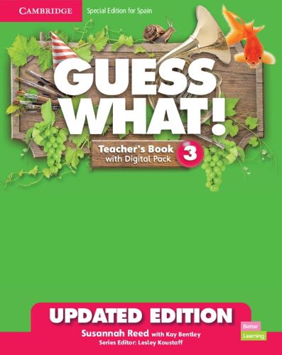 Cover image for Guess What! Level 3 Teacher's Book with Digital Pack Special Edition for Spain Updated