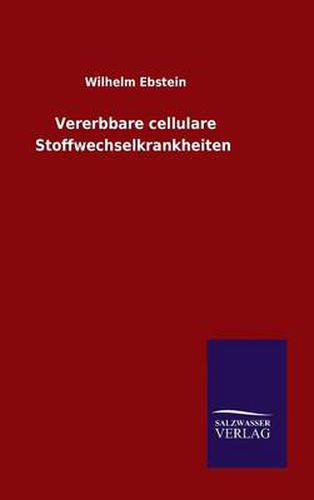 Cover image for Vererbbare cellulare Stoffwechselkrankheiten