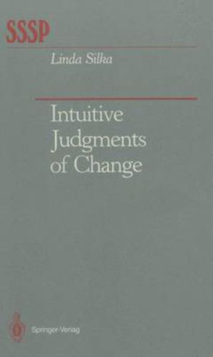 Cover image for Intuitive Judgments of Change