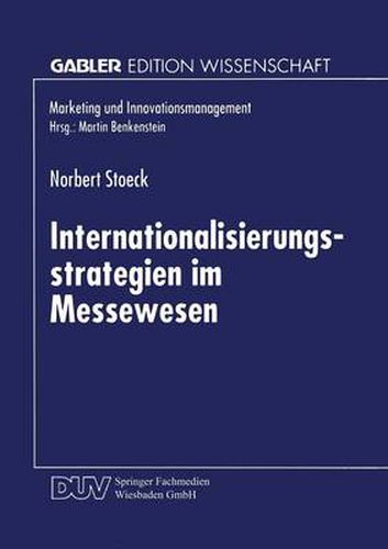 Cover image for Internationalisierungsstrategien im Messewesen