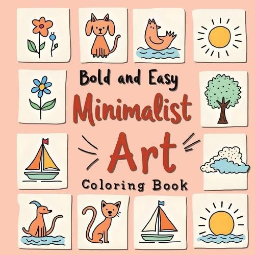 Cover image for Minimalist Coloring Book for Adults